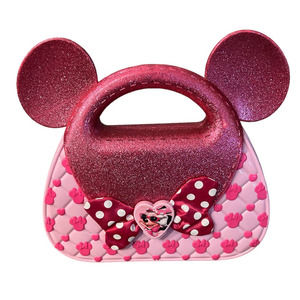 Disney Girl's Minnie Mouse Sparkly Hard Plastic Purse from London Store